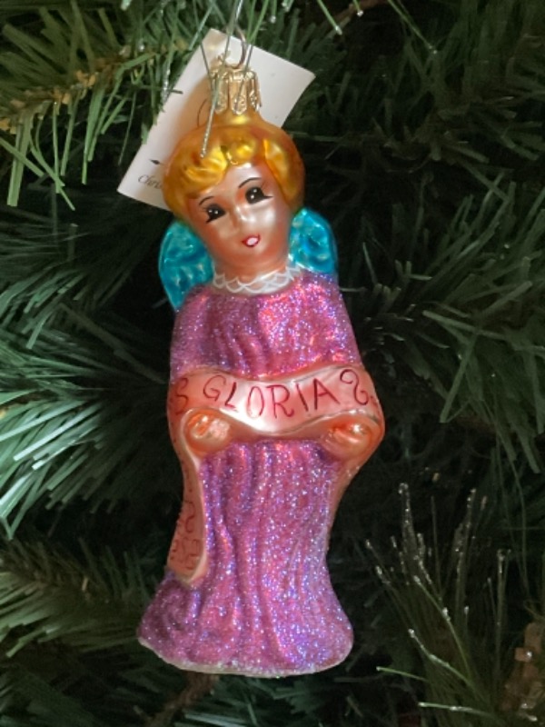 크리스토퍼 라드코 핸드 블로운 / 핸드페인트 &quot; The Nativity&quot; 크리스마스 트리 장식 1997 Christopher Radko Hand Blown / Painted &quot; The Nativity&quot; Christmas Tree Ornament