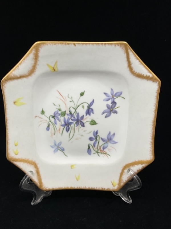 샘슨 브리지우드 (영국) 핸드페인트 플레이트 Sampson Bridgwood (England) Hand Painted Plate 1896