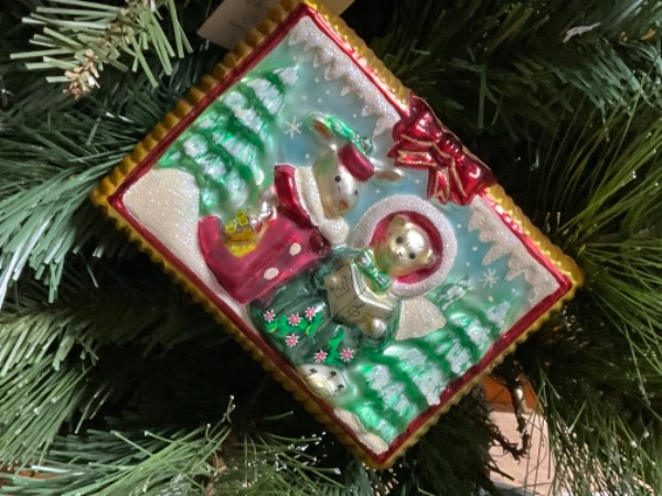 크리스토퍼 라드코 크리스마스 핸드 블로운 / 핸드페인트 크리스마스 트리 장식 2000 Christopher Radko Hand Blown / Painted Christmas Tree Ornament