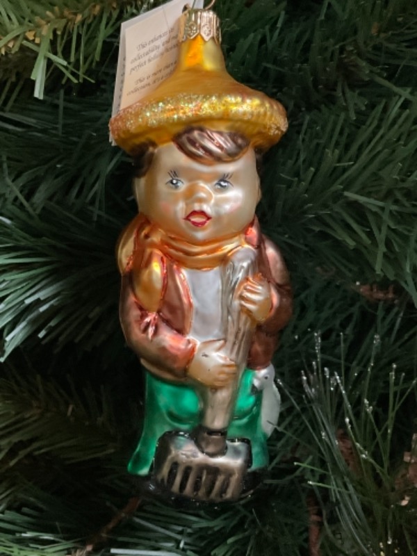 크리스토퍼 라드코 핸드 블로운 / 핸드페인트 크리스마스 트리 장식 1995 Christopher Radko Hand Blown / Painted Christmas Tree Ornament Limited Edition to only 480 made!!!