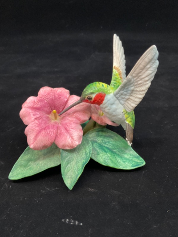 레녹스 &quot;Hummingbird&quot; 버드 피겨린 Lenox &quot;Hummingbird&quot; Bird Figurine 1995