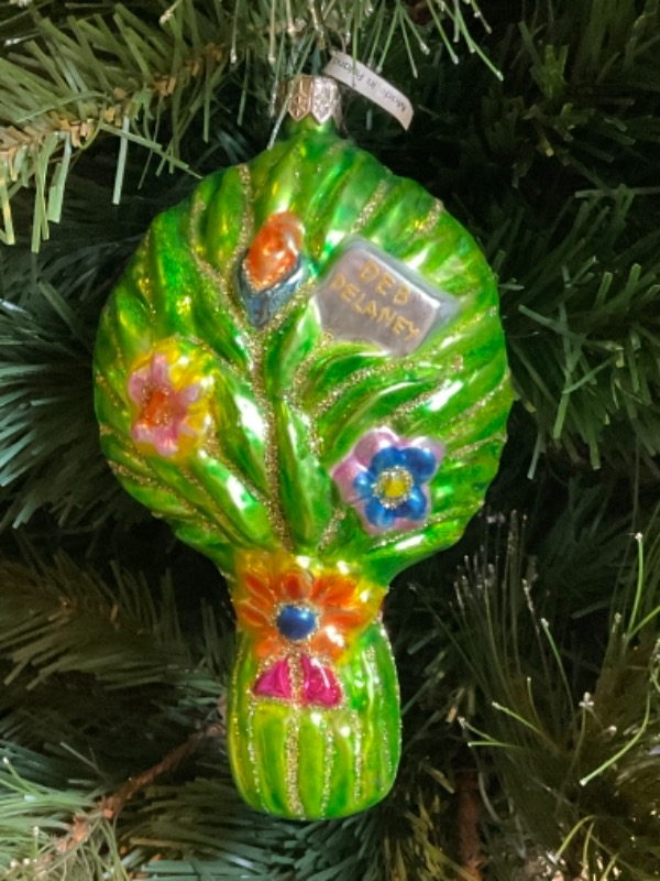 드레스덴 도브 크리스마스 핸드 블로운 / 핸드페인트 크리스마스 트리 장식 Dresden Dove Hand Blown / Painted Christmas Tree Ornament