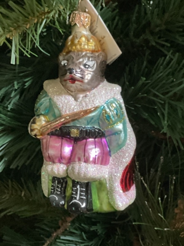 크리스토퍼 라드코 핸드 블로운 / 핸드페인트 &quot; Nutcracker Prince&quot;  크리스마스 트리 장식 1996 Christopher Radko Hand Blown / Painted &quot;Mouse King&quot; Christmas Tree Ornament