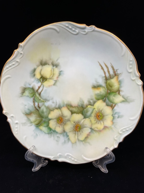 빅토리언 핸드페인트 플레이트 Victorian Hand Painted Plate