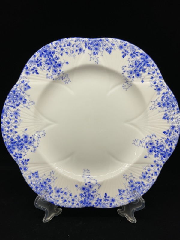 쉘리 &quot;데인티 블루&quot; 디너 플레이트 Shelley &quot;Dainty Blue&quot; Dinner Plate circa 1930