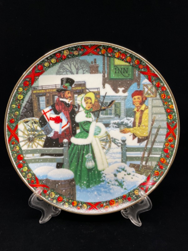 로얄 윈져 &quot;The Christmas Song&quot; 컬렉터 플레이트 Royal Windsor &quot;The Christmas Song&quot; Collectors Plate 1986