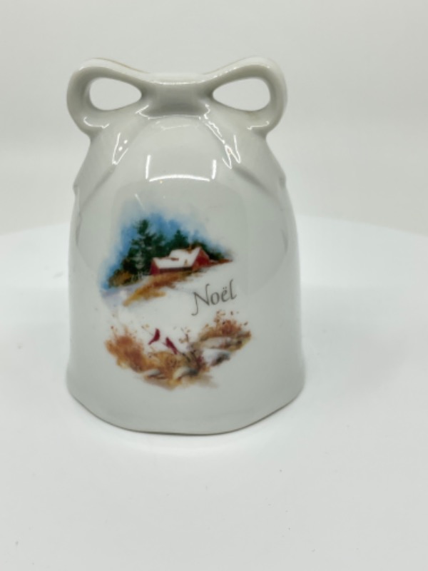 빈티지  도자기 &quot;크리스마스 축가&quot; 벨 Vintage Porcelain &quot;Noel&quot; Bell