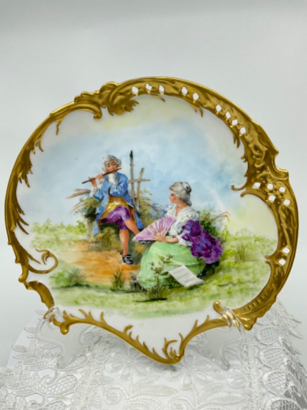 로젠탈 빅토리언 케비넷 플레이트 Rosenthal Victorian Cabinet Plate circa 1900