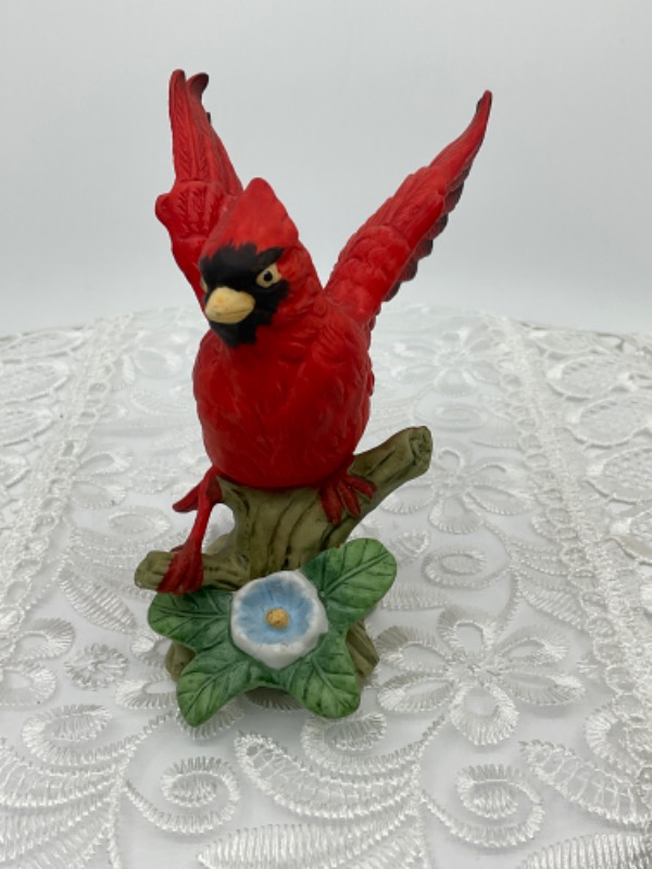 레프톤 카디널 버드 피겨린 Lefton Cardinal Bird Figurine