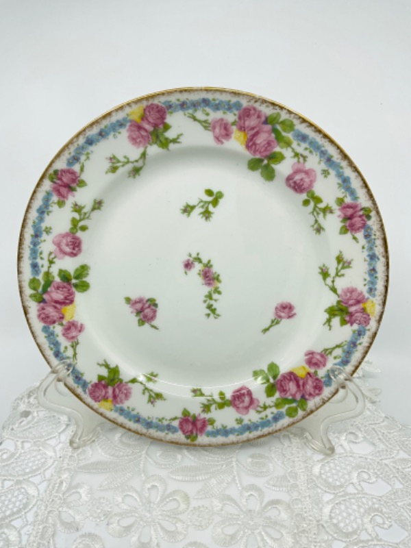 Pouyat 리모지 셀러드 플레이트 Pouyat Limoges Salad Plate circa 1900