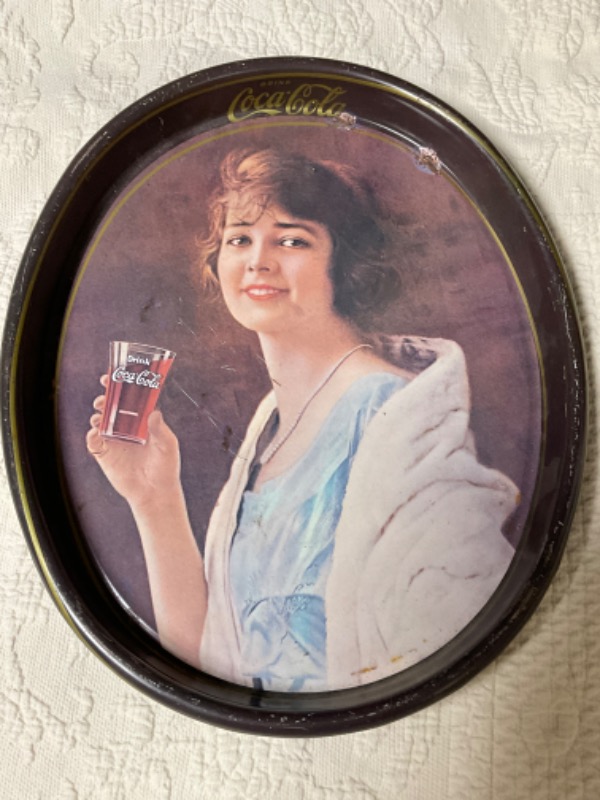 빈티지 코카 콜라 광고 트레이 Vintage Coca-cola Advertising Tray