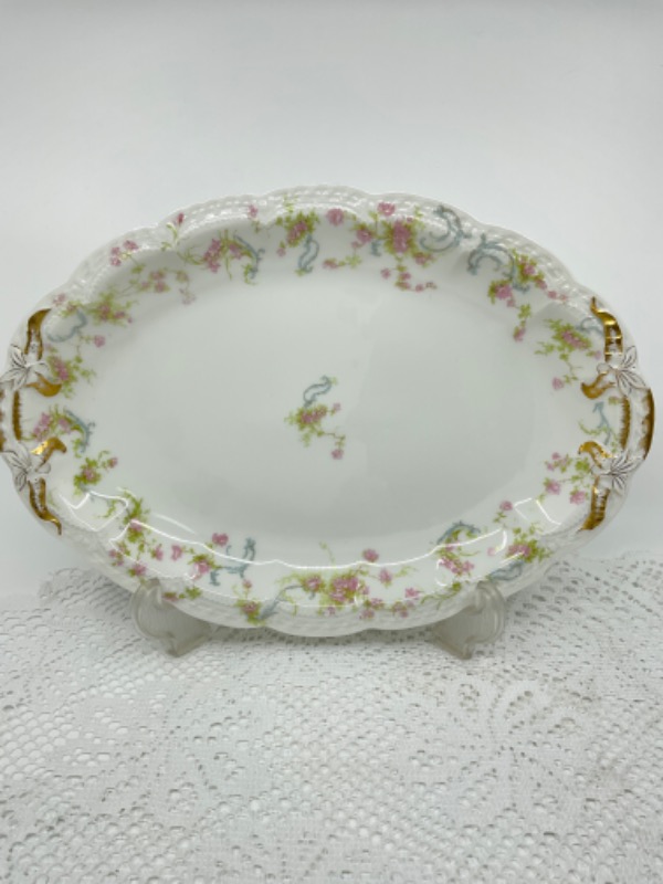 하빌랜드 리모지 미디음 플레터 Haviland Limoges Medium Platter circa 1900