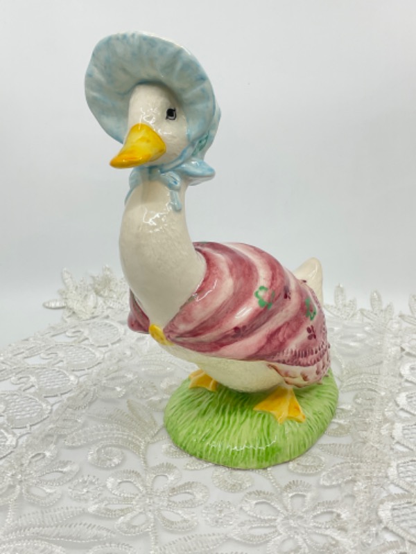 로얄 돌턴 베스윅웨어 제미마 퍼들 오리 피겨린 Royal Doulton Beswickware Jemima Puddle Duck Figurine 1993