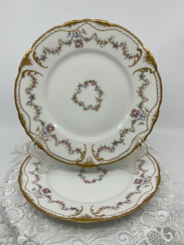 하빌랜드 리모지 런치 플레이트 Haviland Limoges Lunch Plate circa 1900