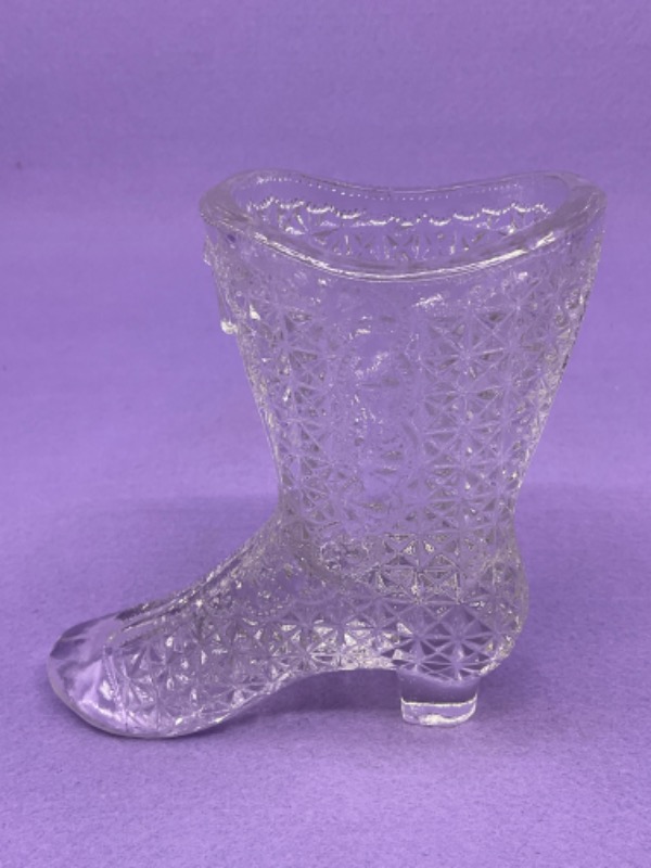 펜톤 글래스 부츠 Fenton Glass Boot circa 1960.