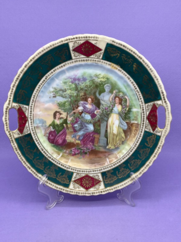 빈티지 로얄 비엔나 스타일 케비넷 플레이트Vintage Victoria Royal Vienna Style Cabinet Plate