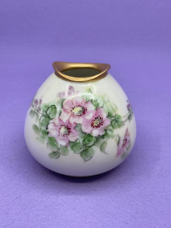 RS 독일 핸드페인트 바일렛 베이스 RS Germany Hand Painted Violet Vase circa 1900