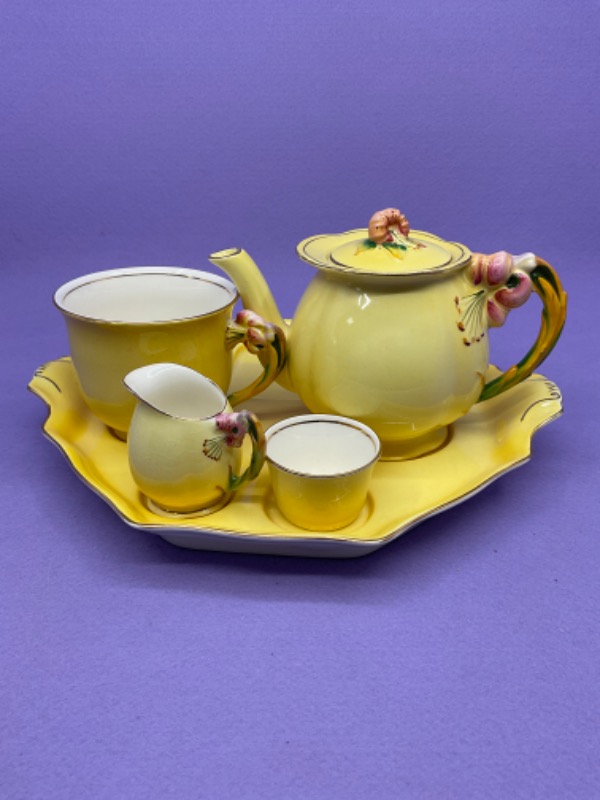로얄 윈톤 개인 티 세트 Royal Winton Individual Tea Set circa 1930